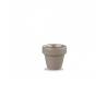 Vasetto Plant Pot Churchill in ceramica vetrificata grigia cl 11