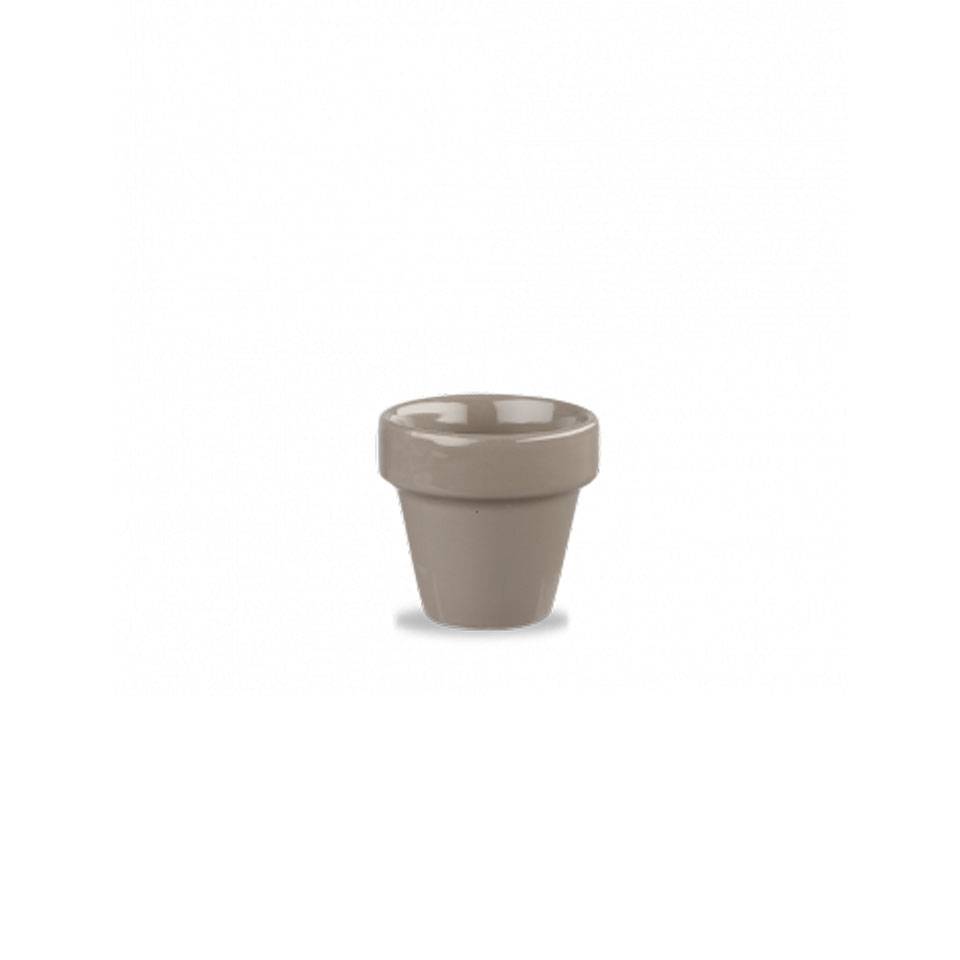 Churchill plant pot in gray vitrified ceramic cl 11