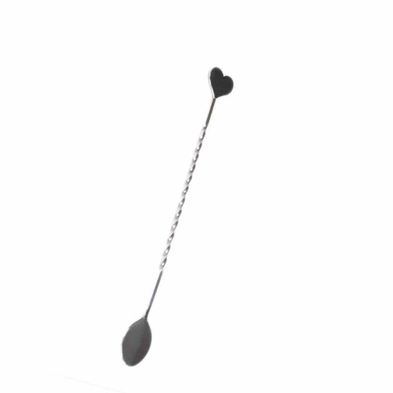 Bar spoon Regina di Cuori in acciaio inox cm 31,5