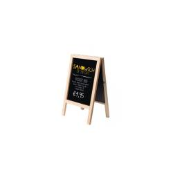 Mini wooden table blackboard 24x15 cm