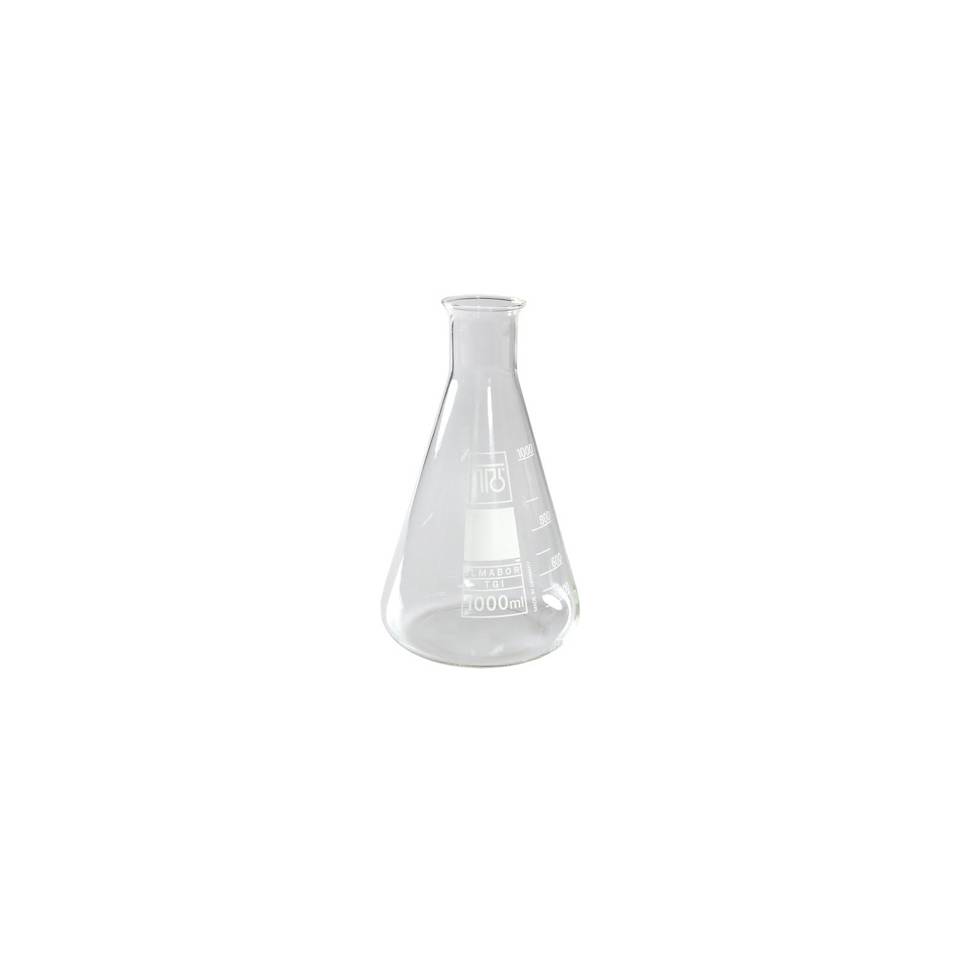 Conical graduated glass cruet lt 1