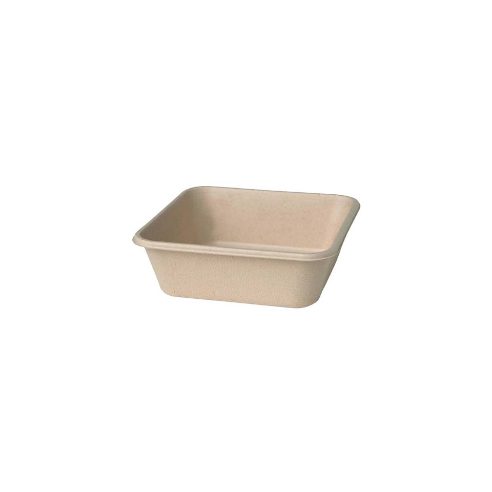 Duni brown pulp square container cl 90