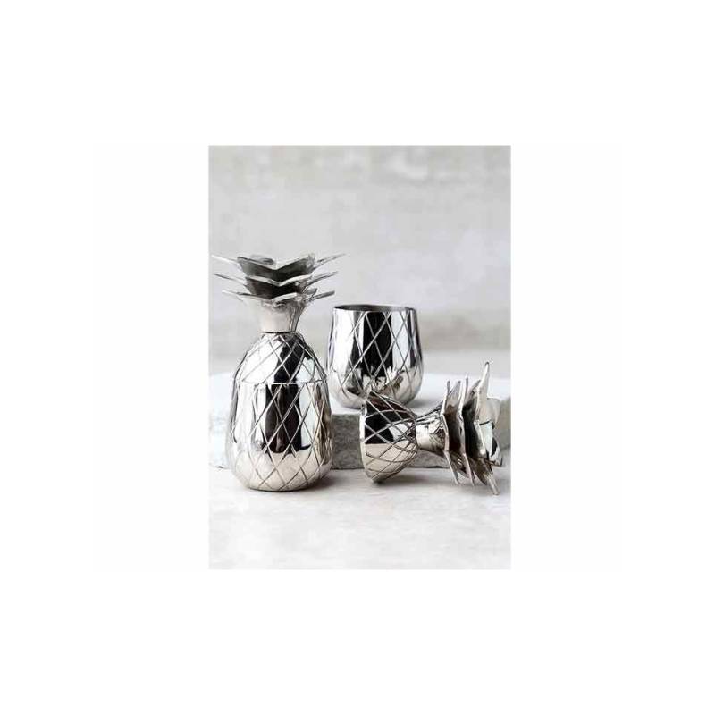 Pineapple Pineapple shot in silver steel cl 5