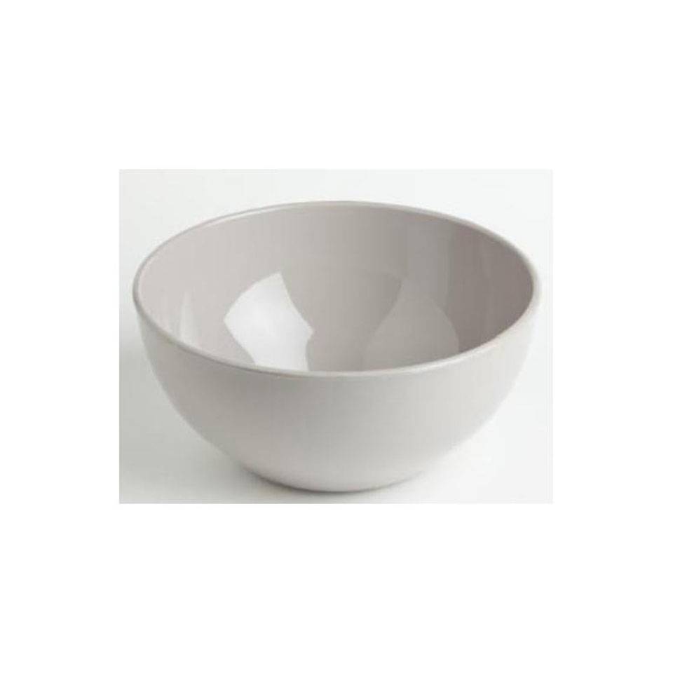 White pbt round salad bowl 30x13.5 cm