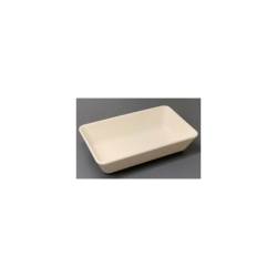 Gastronorm pbt white container 1/4 10.43x6.38x2.36 inch
