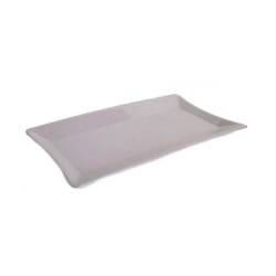 Rectangular white pbt tray 19.68x11.81 inch