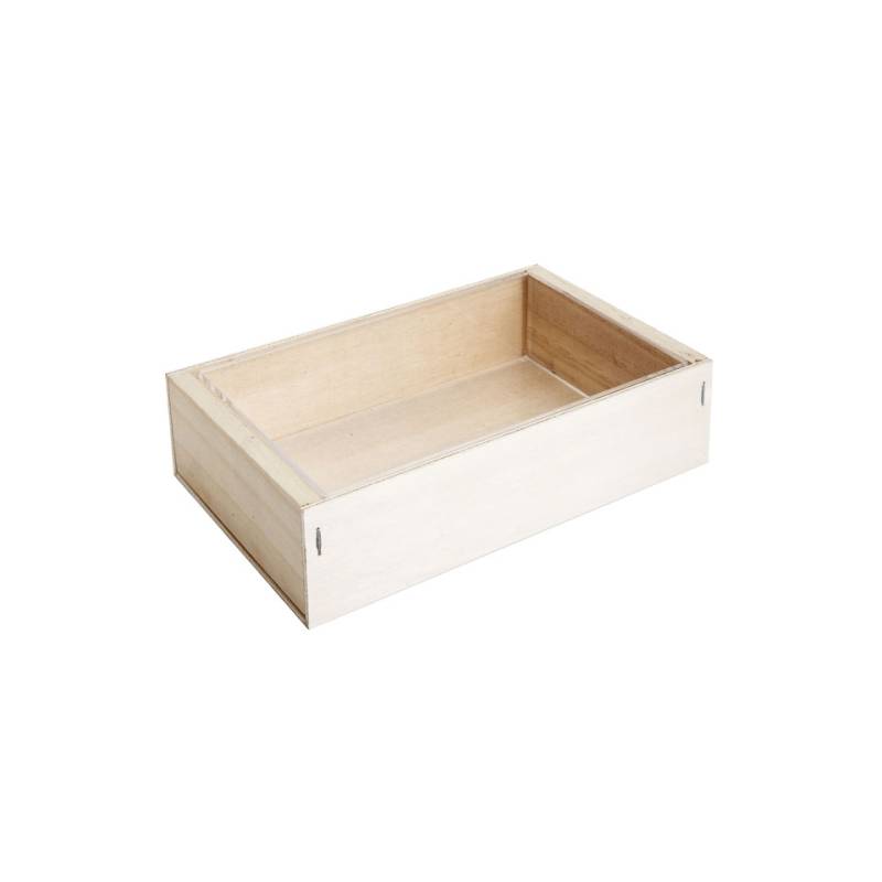 100% Chef wooden seafood box cm 21x13x5