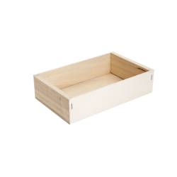 100% Chef wooden seafood box cm 21x13x5