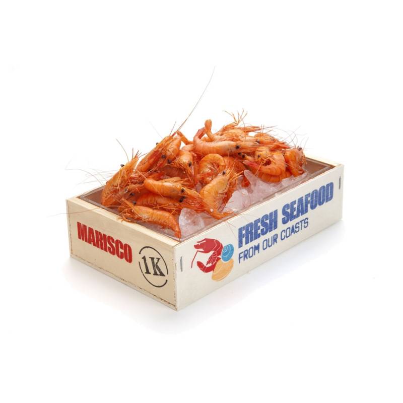 100% Chef wooden seafood box cm 21x13