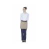 Short cotton and polyester natural coloured waist apron 29.52x17.71 inch