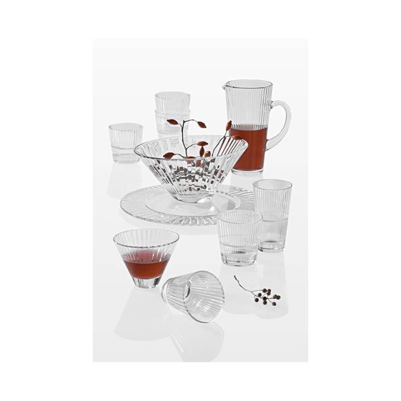 Diva small Vidivi tumbler in worked glass cl 24