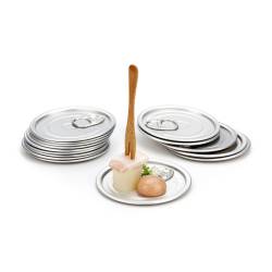 Tapa 100% Chef aluminum saucers cm 8