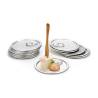 Tapa 100% Chef aluminum saucers cm 8