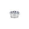 Porte-pain rond en aluminium de 15 cm