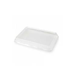 Rectangular transparent pet lid cm 29.5x16.5