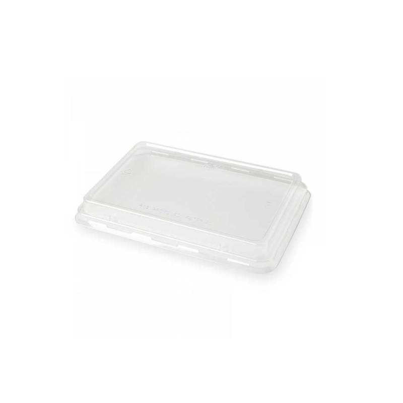 Rectangular transparent pet lid cm 29.5x16.5