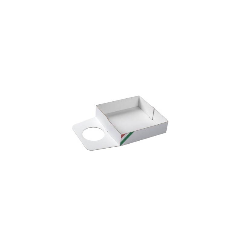 Aperitif Tray In Pè white cardboard 15x15.5 cm