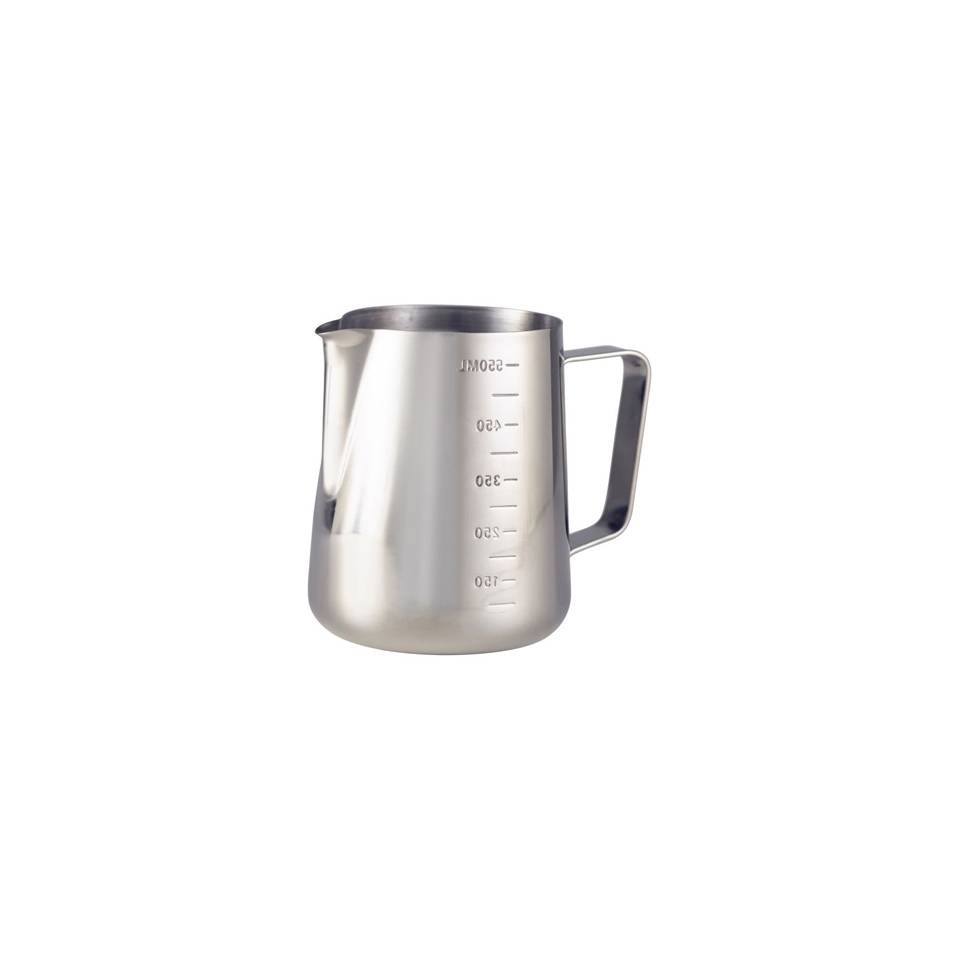 Stainless steel graduated milk jug cl 55