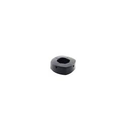 Black nylon windproof ashtray cm 9.7x9.7x3.6