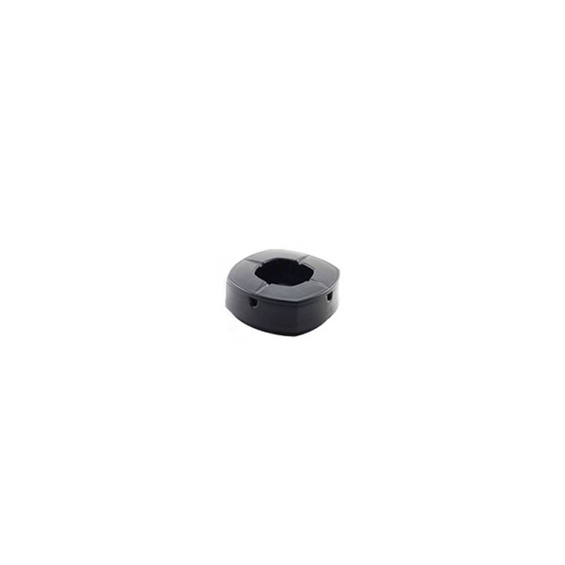 Black nylon windproof ashtray cm 9.7x9.7x3.6