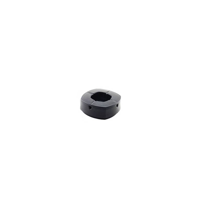 Black nylon windproof ashtray cm 9.7x9.7x3.6