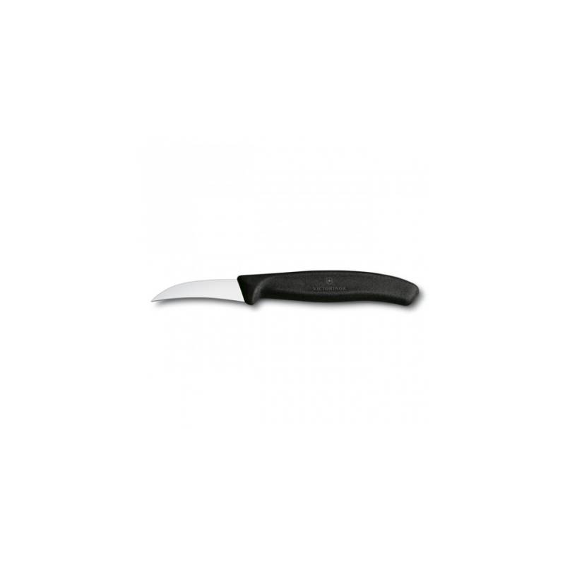 Spelucchino curvo Victorinox in acciaio inox con manico nero cm 15,5