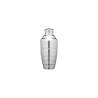 Cobbler shaker a cerchi concentrici in acciaio inox cl 50