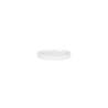 Plateau rond en porcelaine blanche cm 15