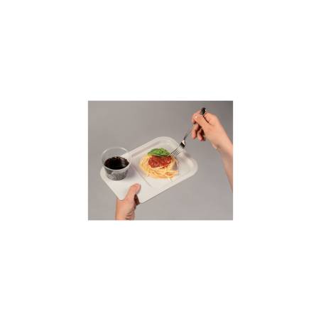 Prestige In Pè Tablett aus weißem Polycarbonat 25x17 cm