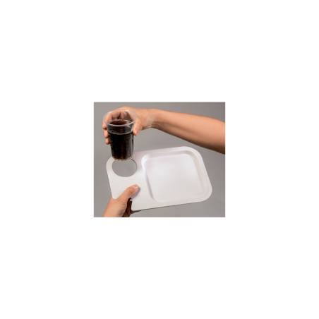 Prestige In Pè tray in white polycarbonate 25x17 cm