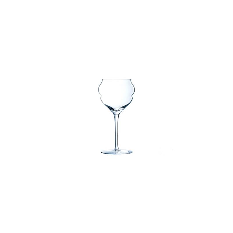 Macaron Arc goblet in glass cl 40