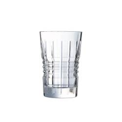 Architecte tumbler in decorated glass cl 36