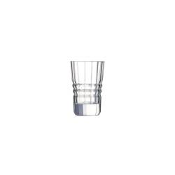 Architecte tumbler in decorated glass cl 6