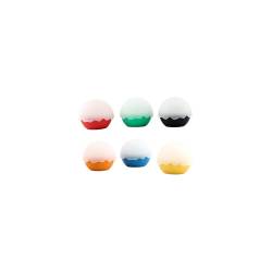 Stampi ghiaccio sfera in silicone colori assortiti cm 5