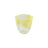 Bicchiere Atlas in vetro giallo cl 28