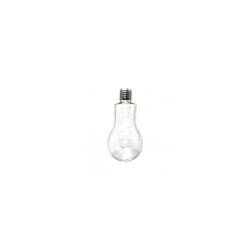 Bicchiere lampadina con tappo forato in pet cl 20