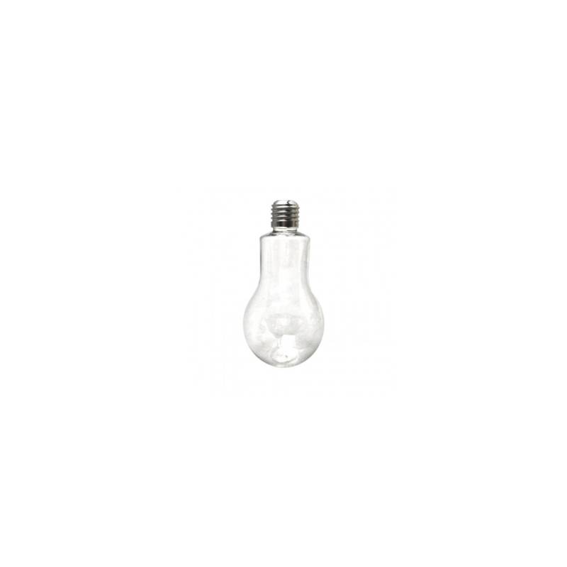 Bicchiere lampadina con tappo forato in pet cl 20