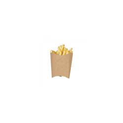Brown paper fry container cm 13x8x13.5