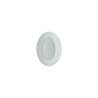 Piatto ovale Alvi in polistirene bianco cm 25x18,5