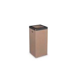 Öko-Mülleimer aus Karton mit Stahlring cm 80x38