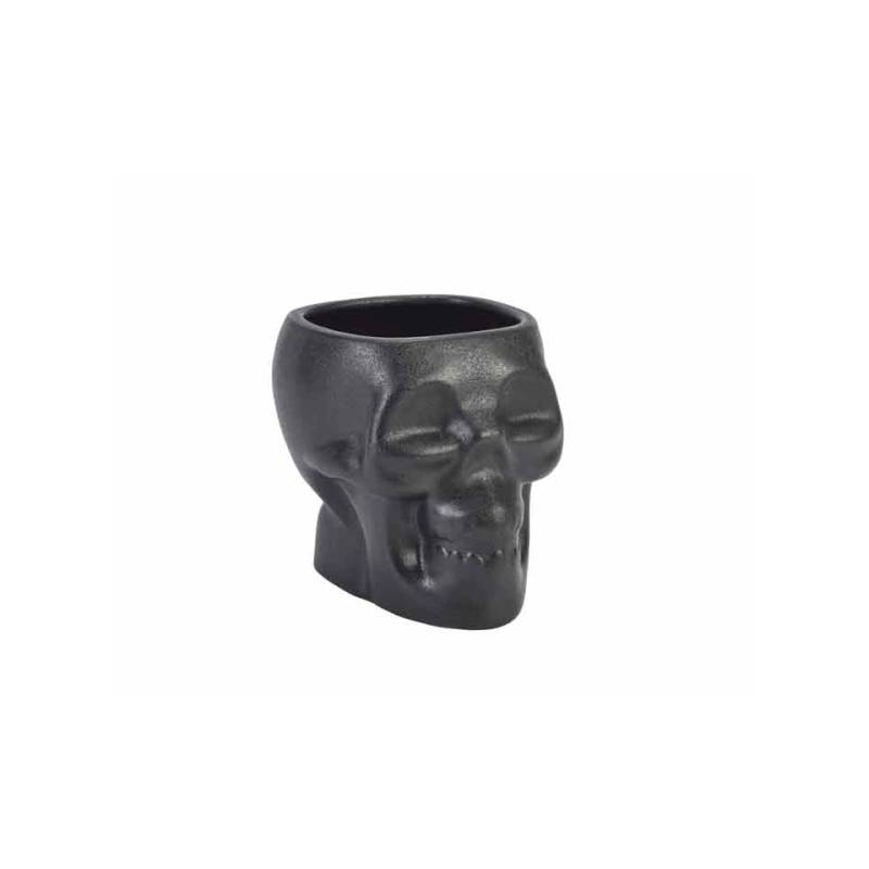 Tiki Mug Teschio in ceramica nera cl 80