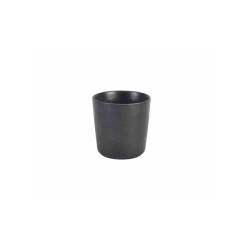 Bicchiere Forge in ceramica metallizzata nero cl 30