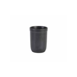 Bicchiere Forge in ceramica metallizzata nero cl 50