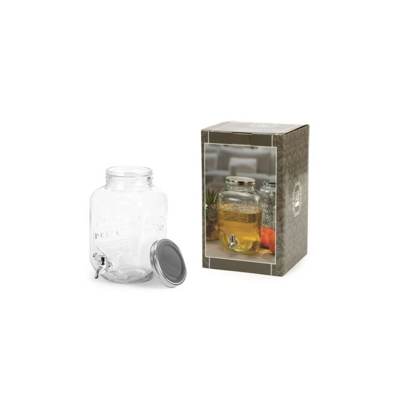 Vaso Punch Barrel Ice Cold con tappo e rubinetto lt 8