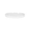 White porcelain round tray cm 25