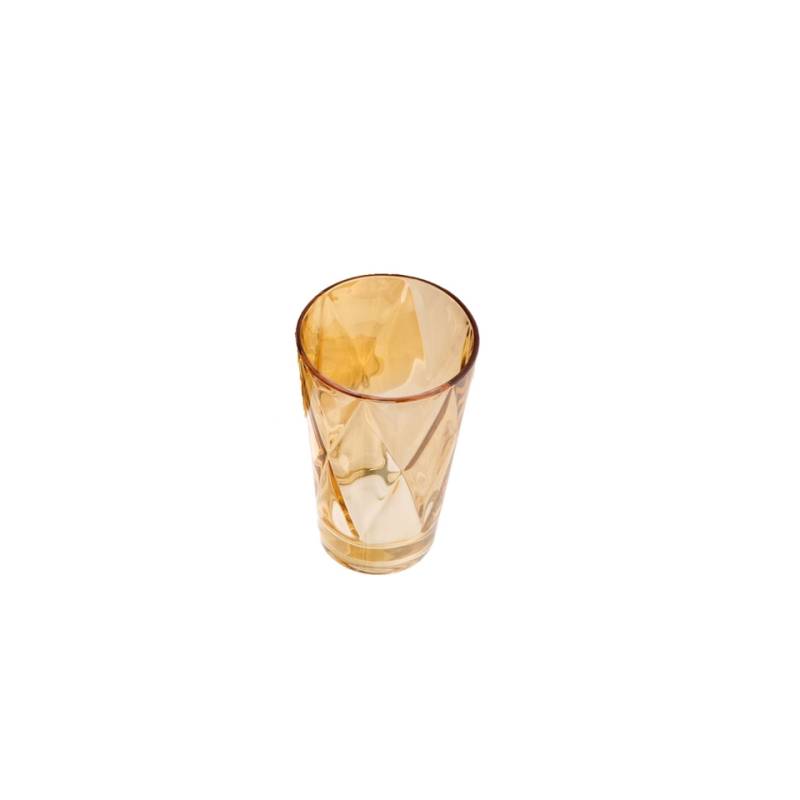 Bicchiere Boston Euforia Ambra in vetro dorato cl 40
