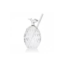 Verre à mangue 100% Chef avec paille verre borosilicaté cl 50