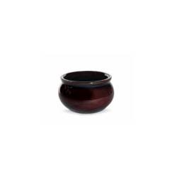 Brown stoneware cup 2.36 inch