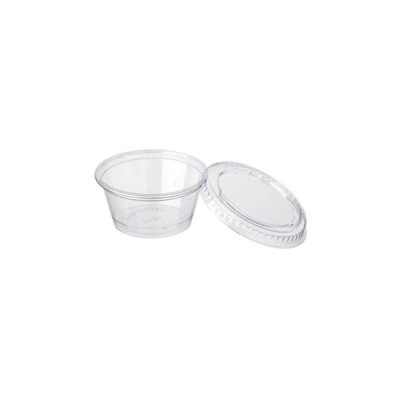 Transparent pet sauce cup cl 6