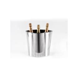 Alien thermal aluminum and white plastic sparkling wine cooler 32x29 cm